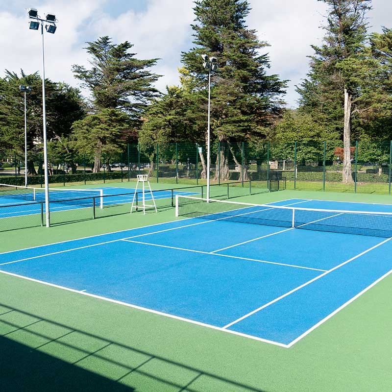 JM Pisos Industriais e Esportivos Serviço Quadras de Tênis