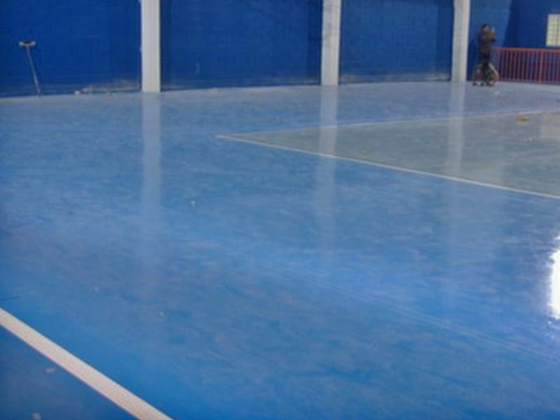 JM Pisos Industriais e Esportivos Obra - Escola Municipal de Ubatuba